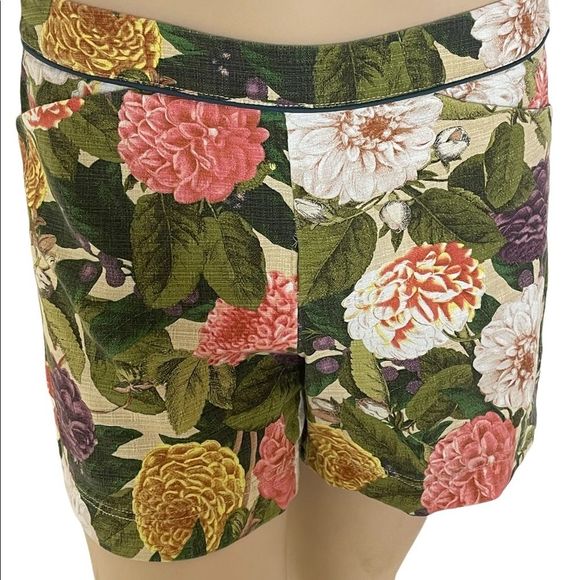 Anthropologie Elevenses Ranunculus Bloom shorts sz 4 - Picture 2 of 16